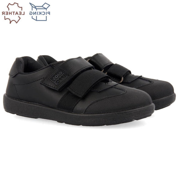 Zapato Escolar de Velcro Salcha Negro 56155
