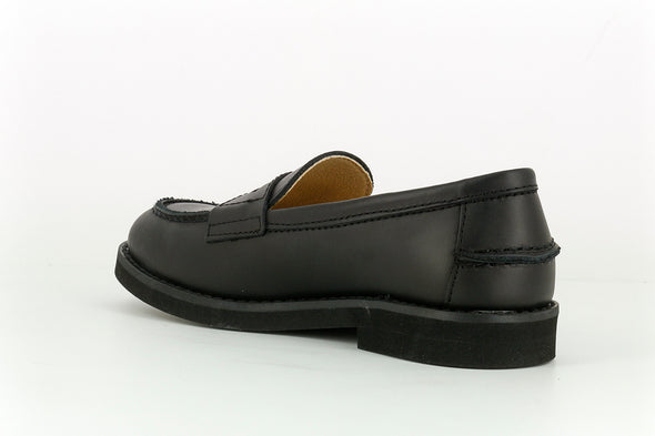 Zapato de Niño y Adolescente - Mocasín de Piel color Negro 717610